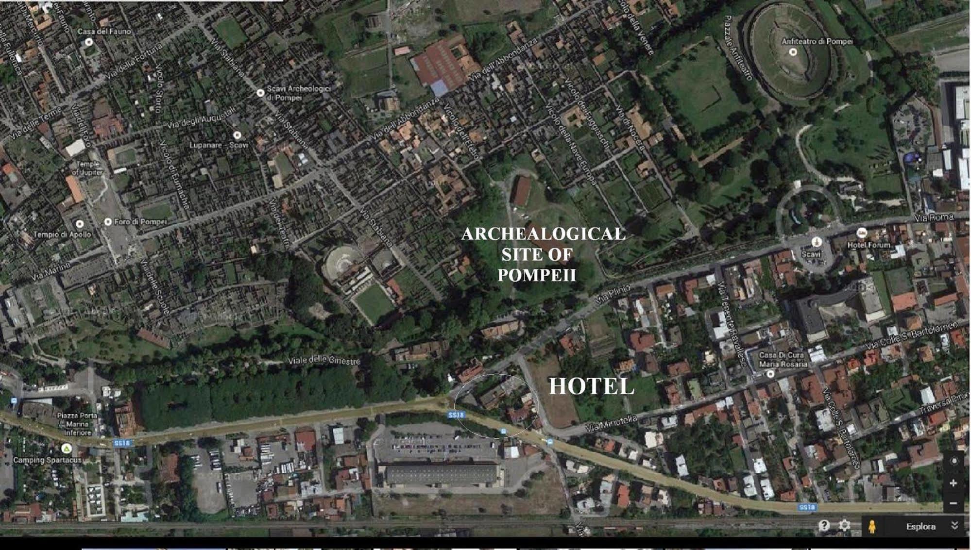 Hotel Degli Amici Pompei Dış mekan fotoğraf